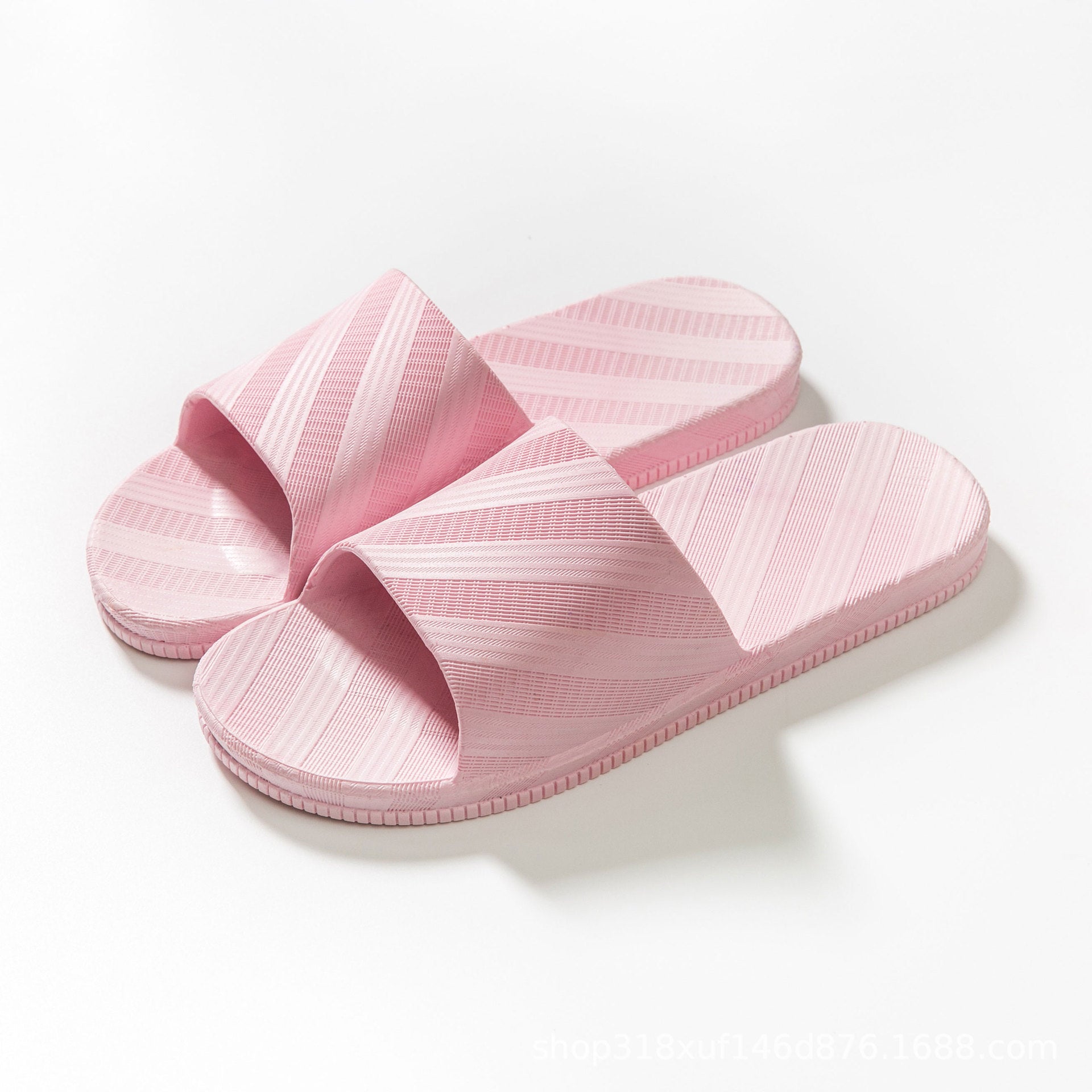 Sandales d’intérieur à plateforme antidérapante – Chaussons à enfiler confortables pour la maison