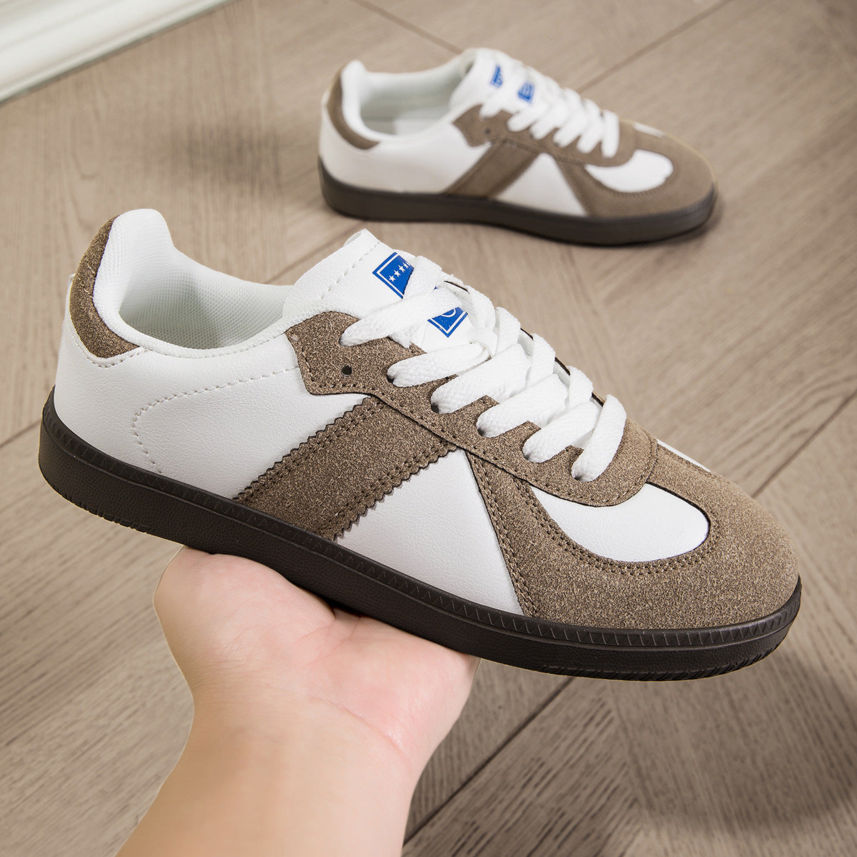 Basket "Clara" – L'Élégance de la Dentelle & Touche Léopard